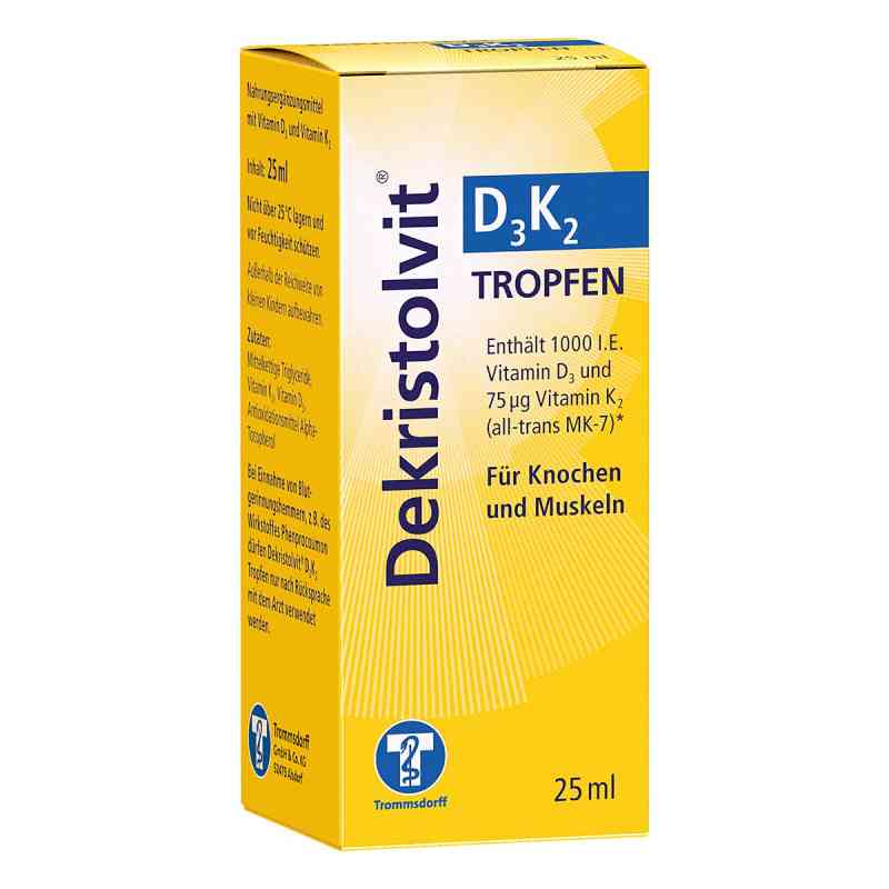 Dekristolvit D3k2 Tropfen 25 ml von Trommsdorff GmbH & Co. KG PZN 12902179
