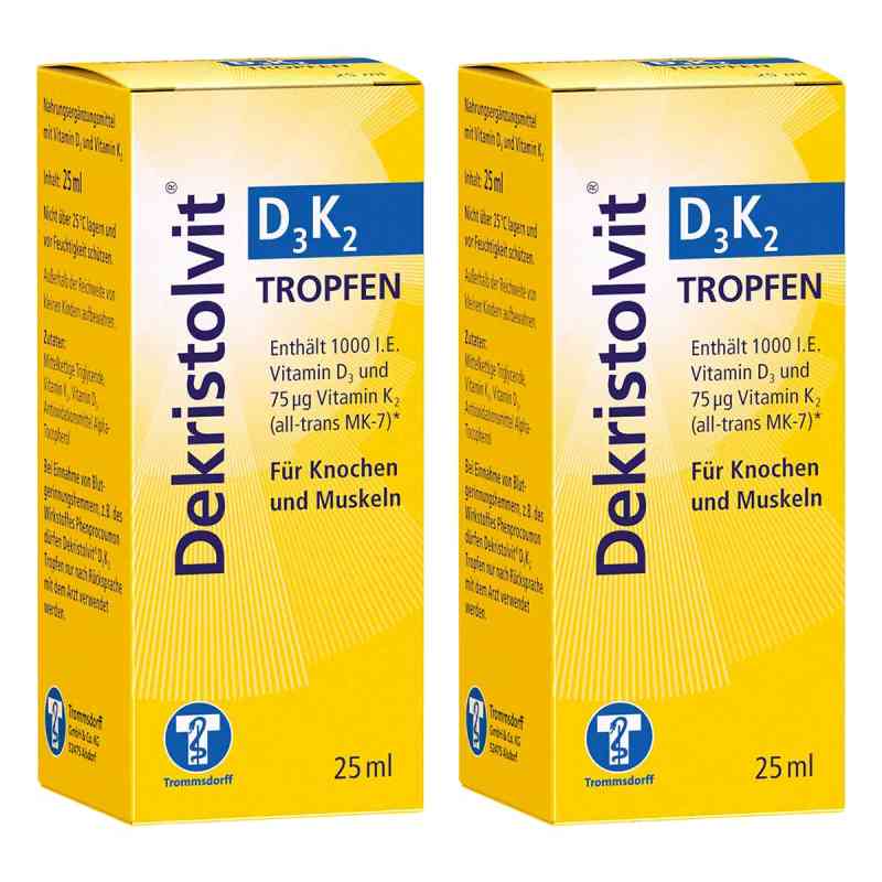 Dekristolvit D3k2 Tropfen 2x25 ml von Trommsdorff GmbH & Co. KG PZN 08105750