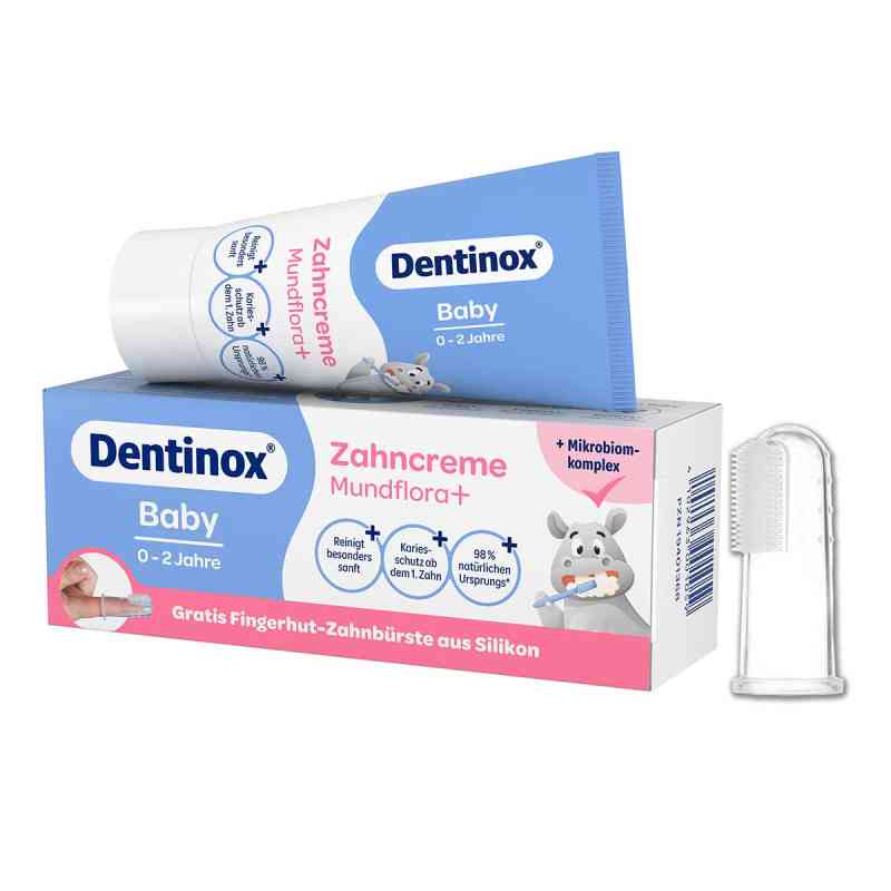 Dentinox® Zahncreme Mundflora+ Baby 30 ml von Dentinox Gesellschaft für pharmazeutische Präparat PZN 19401368