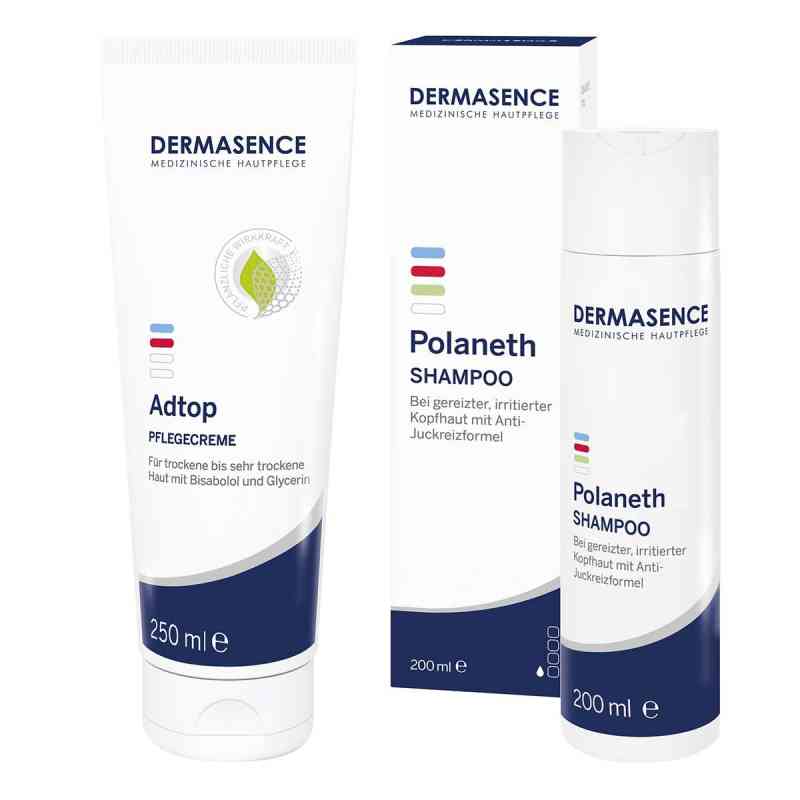 Dermasence Adtop Creme (250ml) & Polaneth Shampoo (200ml) 1 Pck von Medicos Kosmetik GmbH & Co. KG PZN 08104515