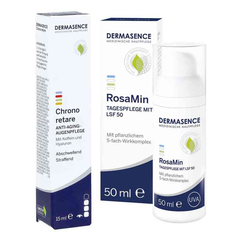 Dermasence Chrono Retare Anti-Aging-Augenpflg.+Rosamin Tagespfl. 1 Pck von Medicos Kosmetik GmbH & Co. KG PZN 08104526