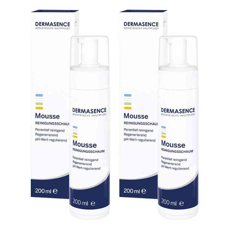 Dermasence Mousse Reinigungsschaum 2x200 ml von Medicos Kosmetik GmbH & Co. KG PZN 08104477