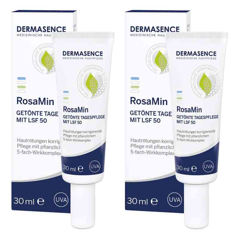 Dermasence Rosamin Getönte Tagespflege Mit Lsf 50 2x30 ml von Medicos Kosmetik GmbH & Co. KG PZN 08104474