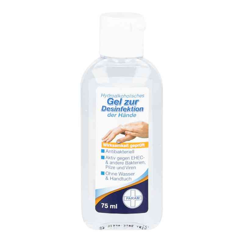Desinfektionsgel für die Hand antibakteriell 75 ml von Param GmbH PZN 06108572