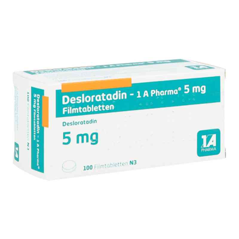 Desloratadin-1a Pharma 5 mg Filmtabletten 100 stk von 1 A Pharma GmbH PZN 09693269