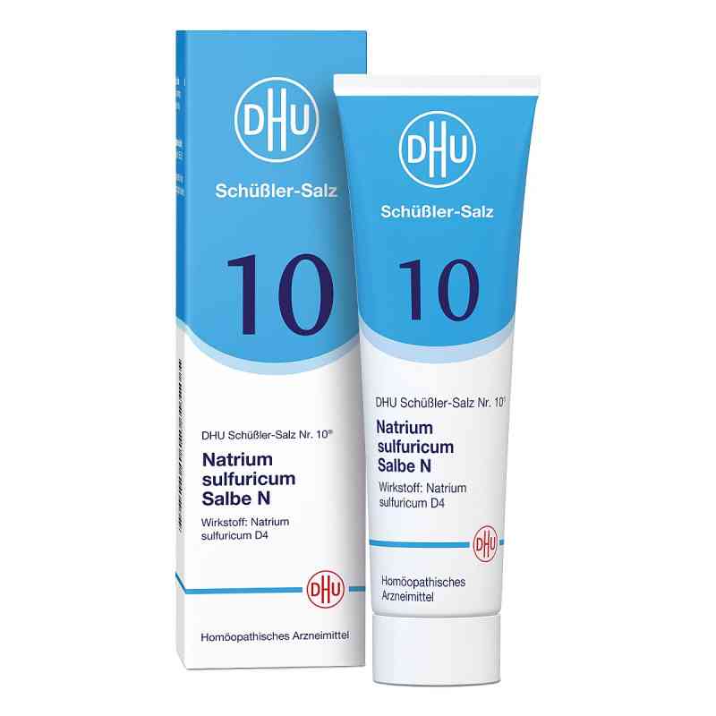 DHU Schüßler-Salz Nummer 10 Natrium sulfur. N D4 Salbe 50 g von DHU-Arzneimittel GmbH & Co. KG PZN 03643773