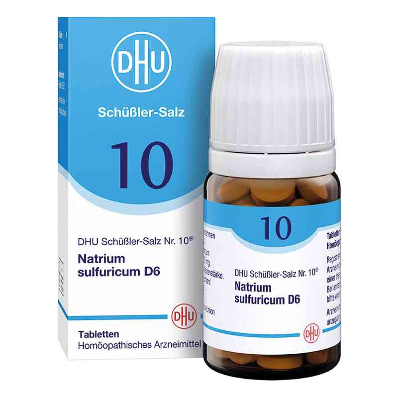 DHU Schüßler-Salz Nummer 10 Natrium sulfuricum D6 80 Tabletten 80 stk von DHU-Arzneimittel GmbH & Co. KG PZN 00274654