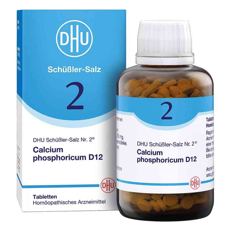 DHU Schüßler-Salz Nummer 2 Calcium phosphoricum D12 900 Tablette 900 stk von DHU-Arzneimittel GmbH & Co. KG PZN 18182533