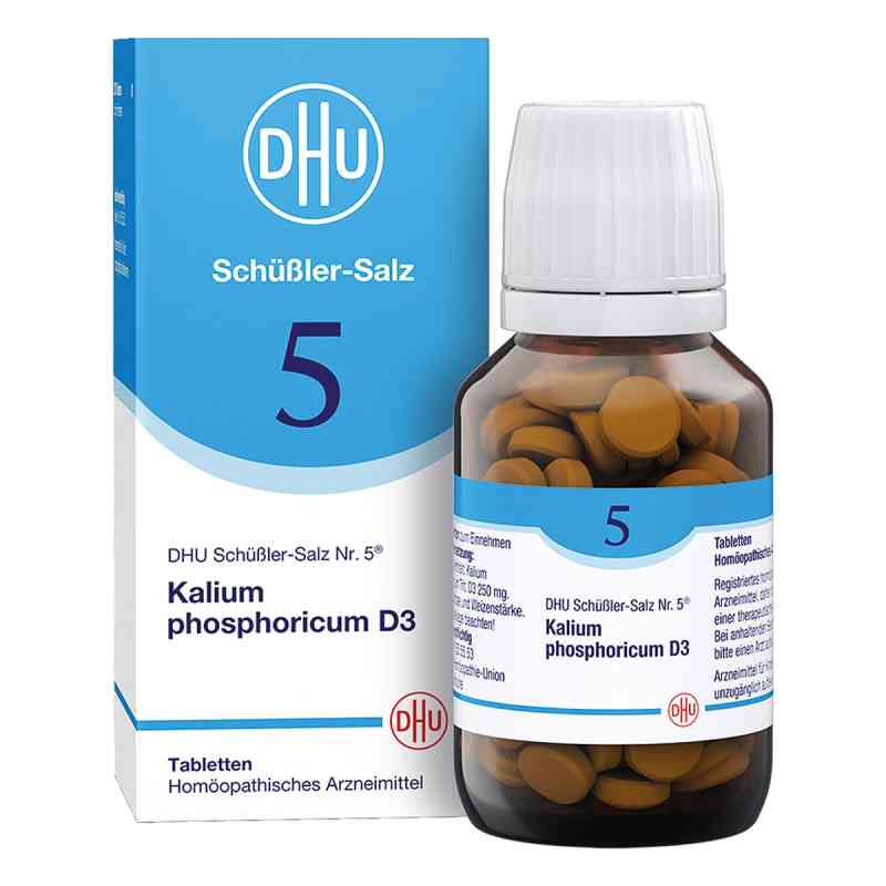 DHU Schüßler-Salz Nummer 5 Kalium phosphoricum D3 200 Tabletten 200 stk von DHU-Arzneimittel GmbH & Co. KG PZN 02580579