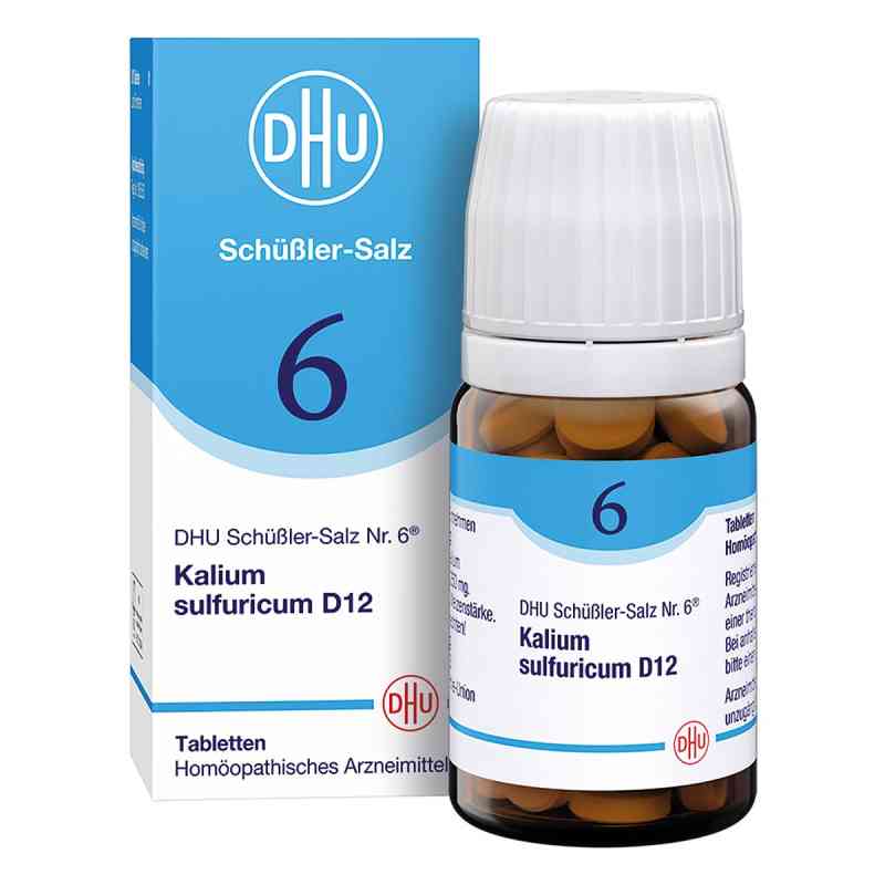 DHU Schüßler-Salz Nummer 6 Kalium sulfuricum D12 80 Tabletten 80 stk von DHU-Arzneimittel GmbH & Co. KG PZN 00274306