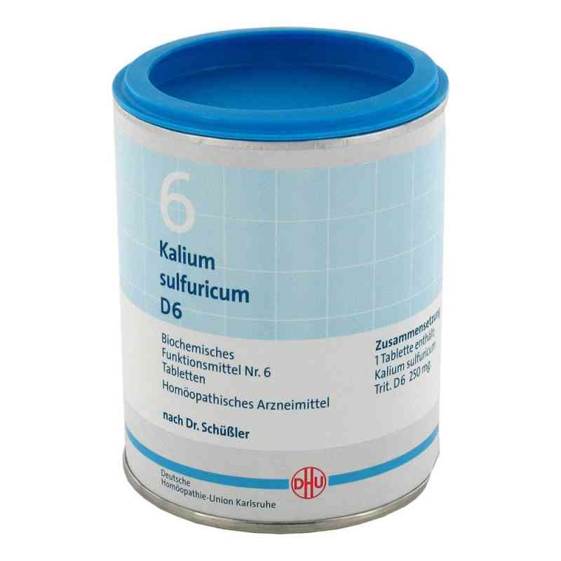 DHU Schüßler Salz Nummer 6 Kalium sulfuricum D6 1000 stk von DHU-Arzneimittel GmbH & Co. KG PZN 00274281