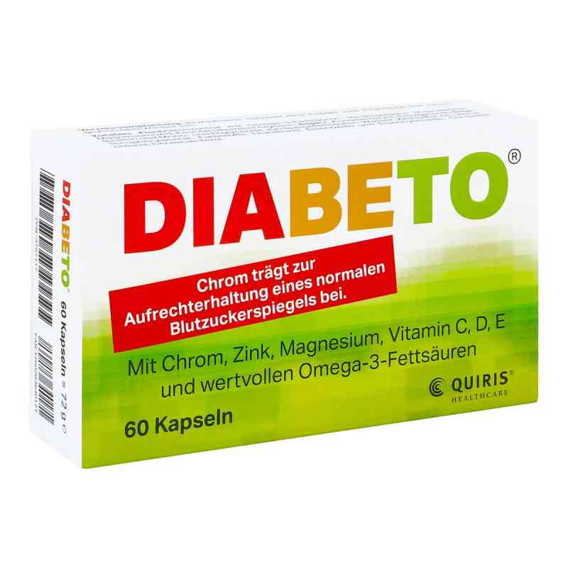 Diabeto Kapseln 60 stk von Quiris Healthcare GmbH & Co. KG PZN 03757117