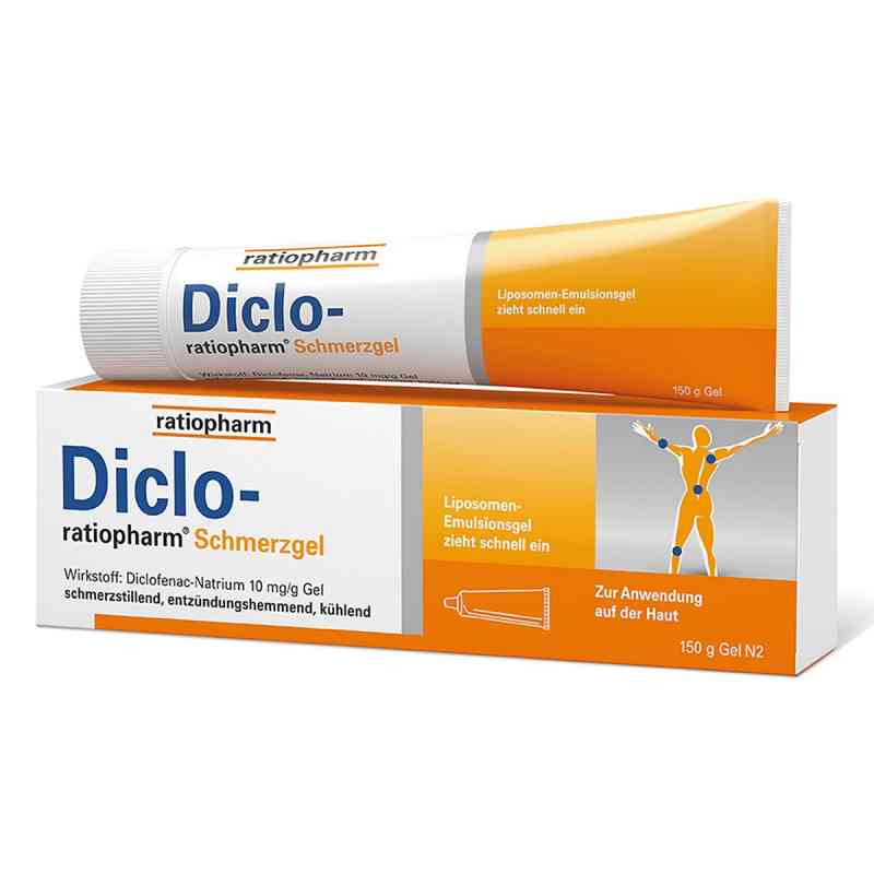 Diclo ratiopharm Schmerzgel 150 g von ratiopharm GmbH PZN 10929990