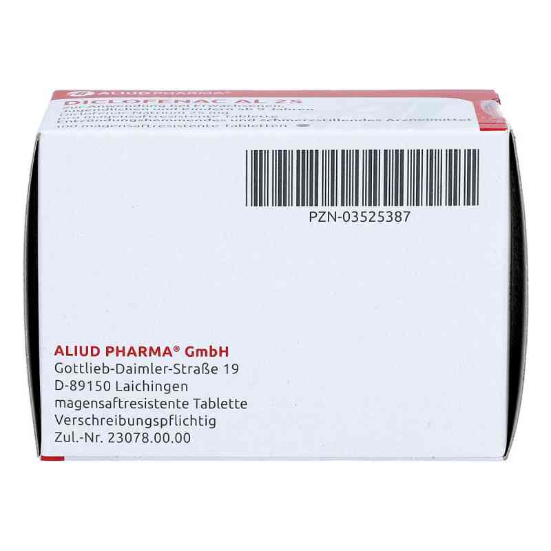 Diclofenac Al 25 magensaftresistente Tabletten 100 stk