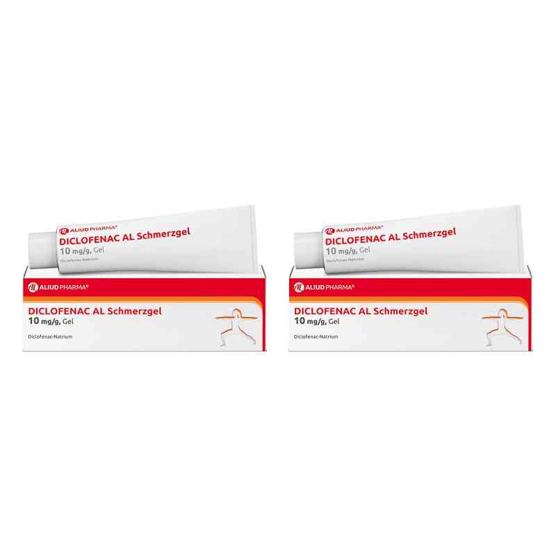 Diclofenac AL Schmerzgel 10 mg / g für akute Muskelschmerzen 2x150 g von ALIUD Pharma GmbH PZN 08104456