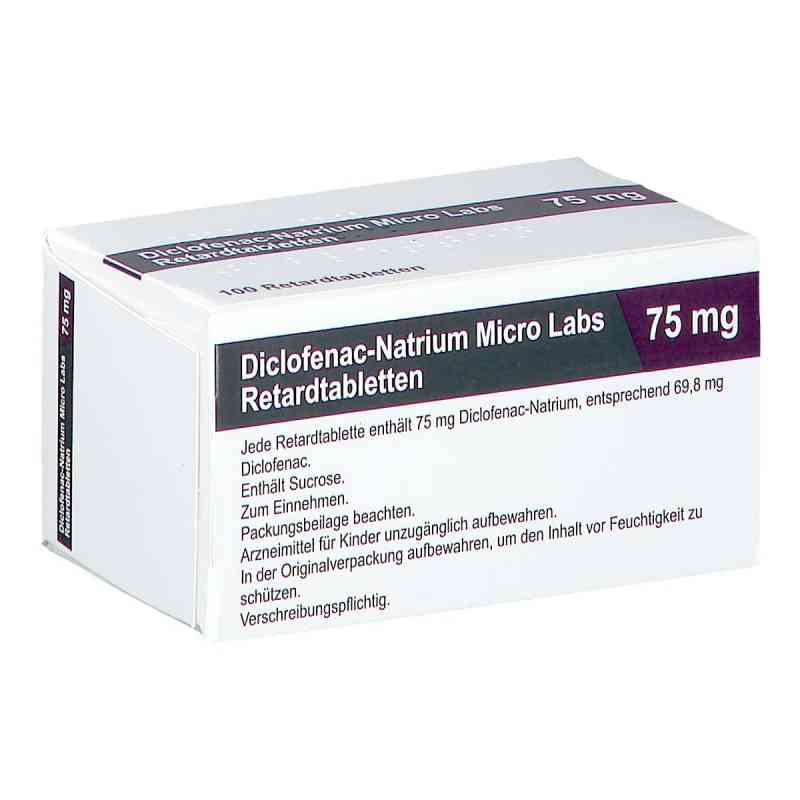 Diclofenac-Natrium Micro Labs 75mg 100 stk von Micro Labs GmbH PZN 12481789