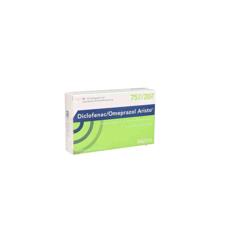 Diclofenac/omeprazol Aristo 75 mg/20 mg Hvw 20 stk von Aristo Pharma GmbH PZN 15417295
