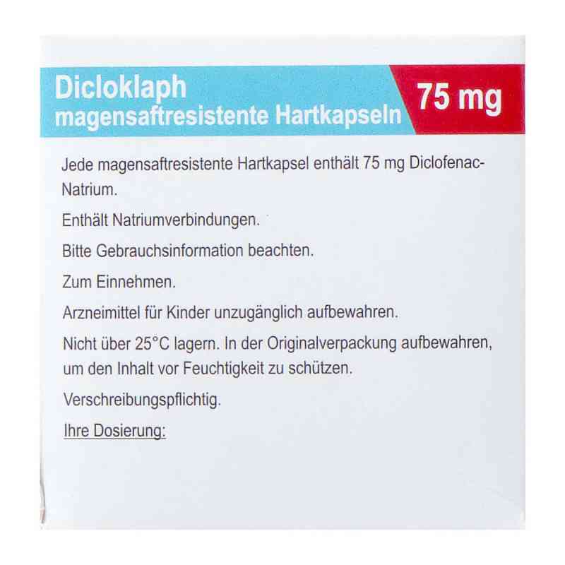 Dicloklaph 75 mg magensaftresistente Hartkapseln 100 stk