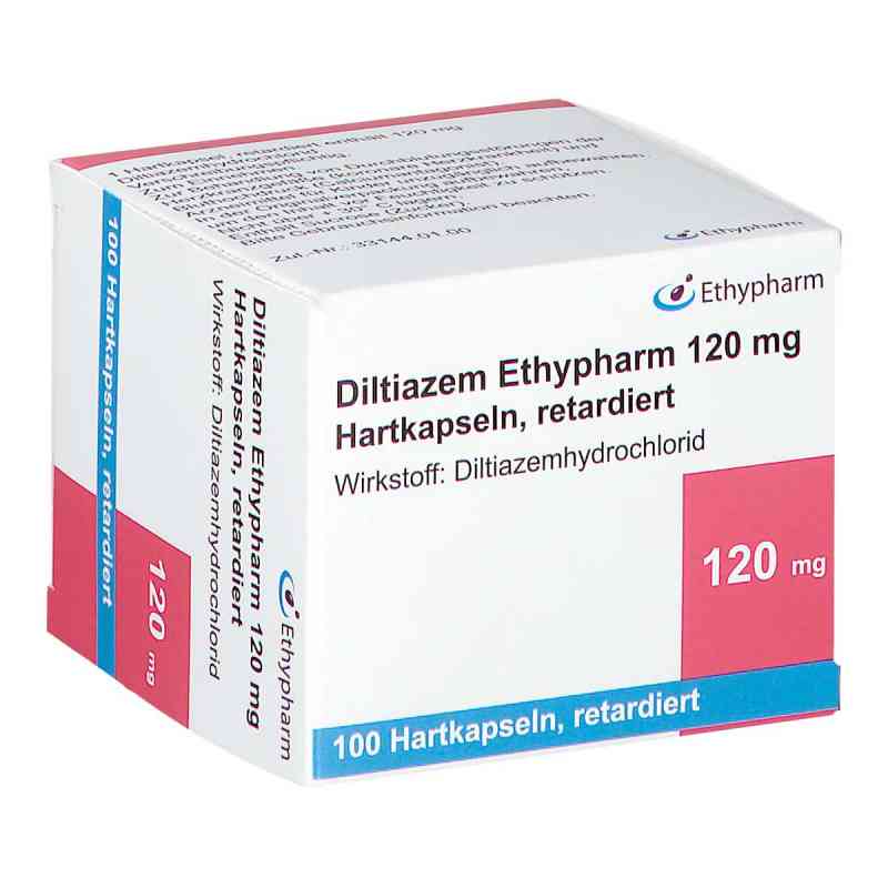 Diltiazem Ethypharm 120 mg Hartkapseln retardiert 100 stk von ETHYPHARM GmbH PZN 13822092