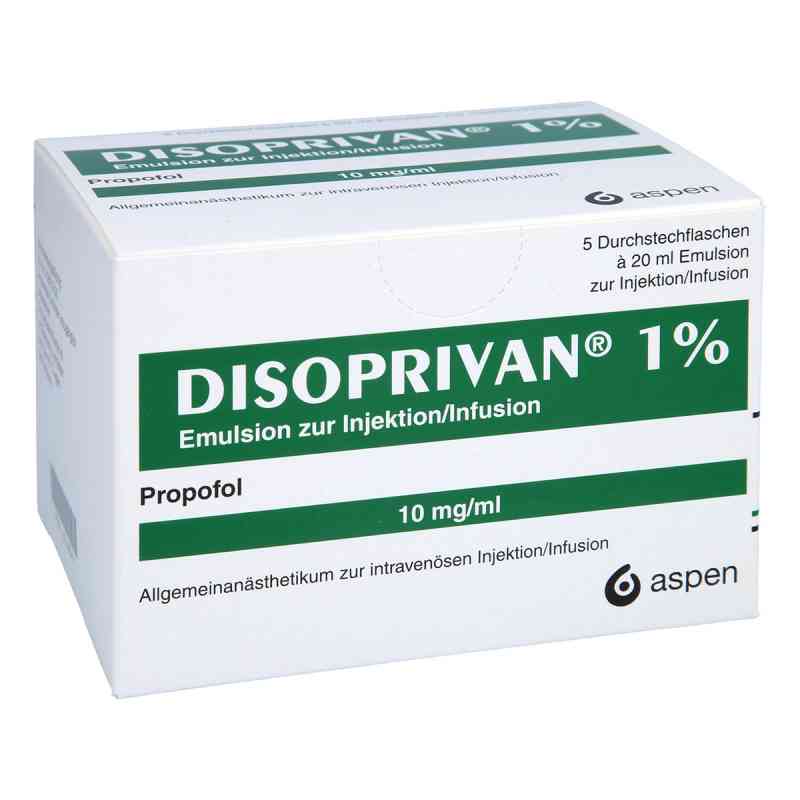 Disoprivan 1% Infusionsflaschen 5X20 ml von Aspen Germany GmbH PZN 02139541