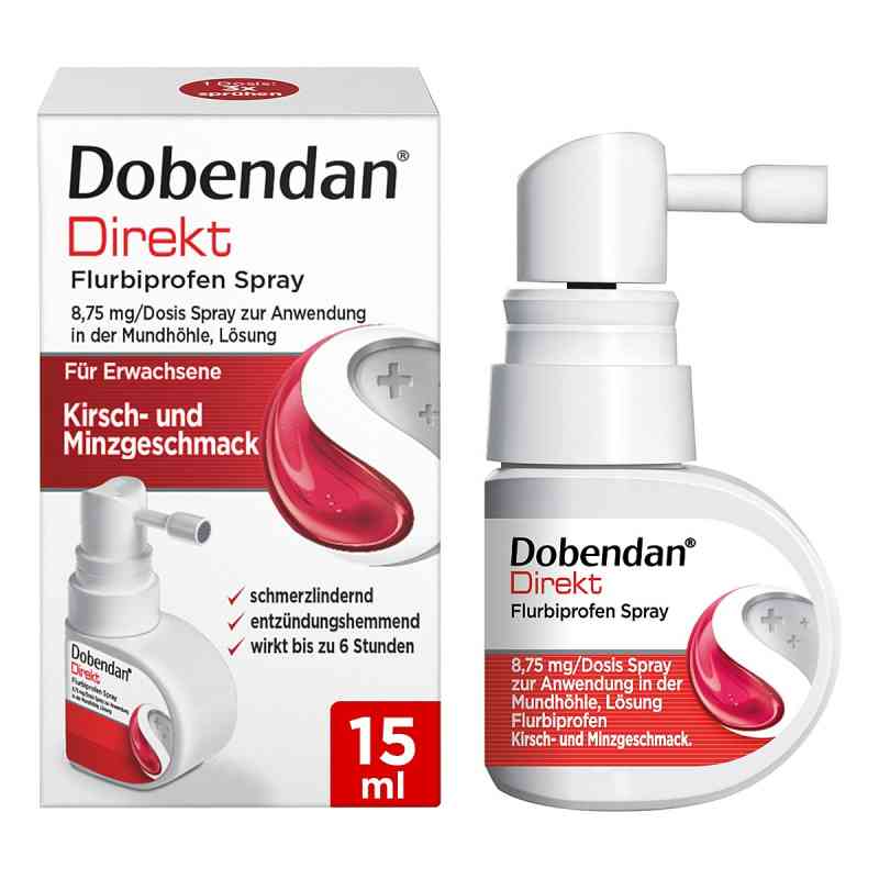 DOBENDAN Direkt Flurbiprofen Spray bei Halsschmerzen 15 ml von Reckitt Benckiser Deutschland Gm PZN 11024417