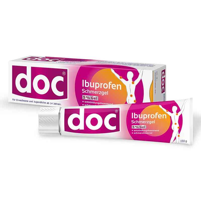 Doc Ibuprofen Schmerzgel 5% 150 g von HERMES Arzneimittel GmbH PZN 07770675