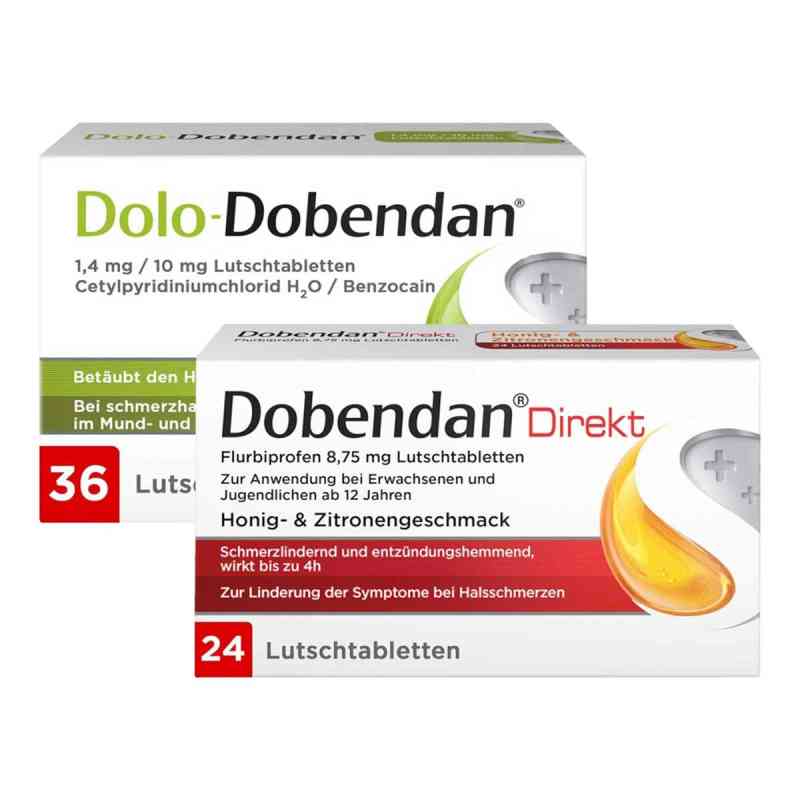 Dolo-Dobendan & Dobendan Direkt Set gegen starke Halsschmerzen 1 stk von Reckitt Benckiser Deutschland GmbH PZN 08100028