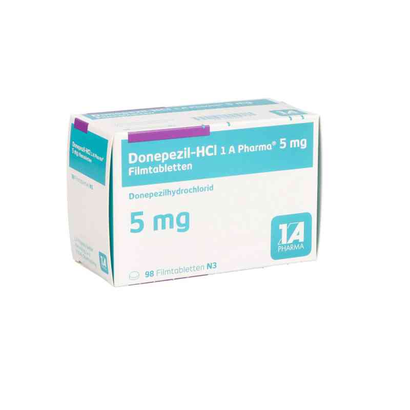 Donepezil-HCl 1A Pharma 5mg 98 stk von 1 A Pharma GmbH PZN 09322231