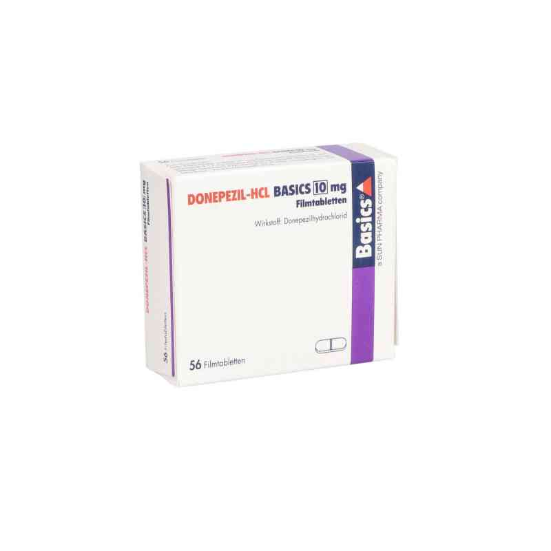 Donepezil-hcl Basics 10 mg Filmtabletten 56 stk von Basics GmbH PZN 08845317