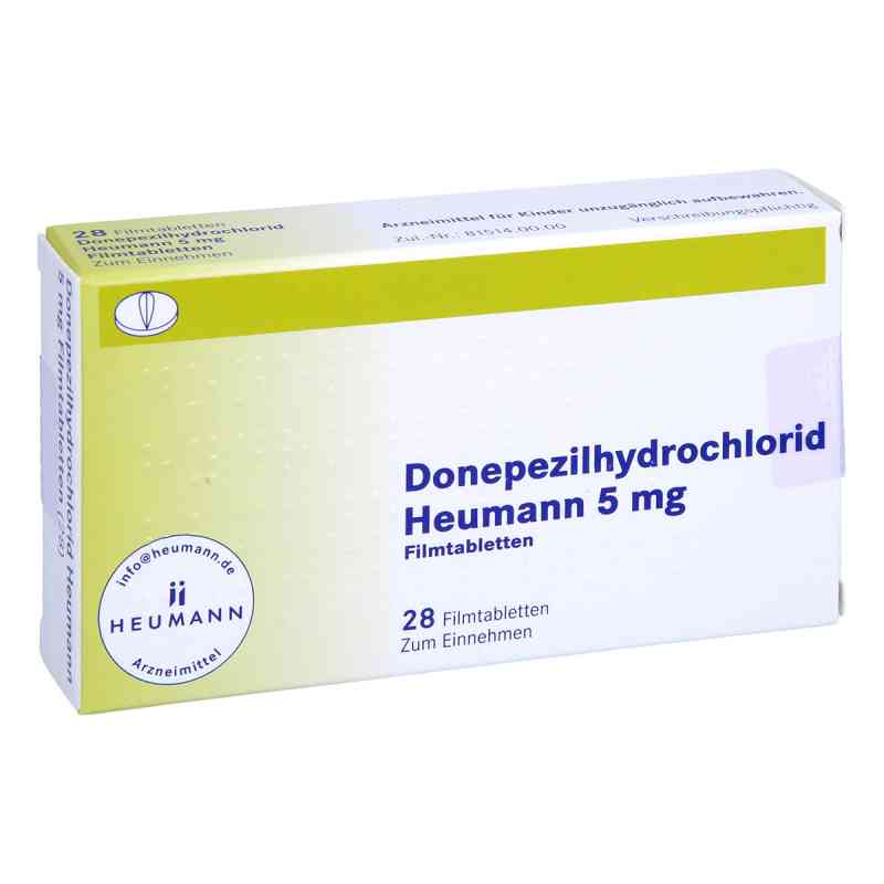 Donepezilhydrochlorid Heumann 5 mg Filmtabletten 28 stk von HEUMANN PHARMA GmbH & Co. Generi PZN 08850146