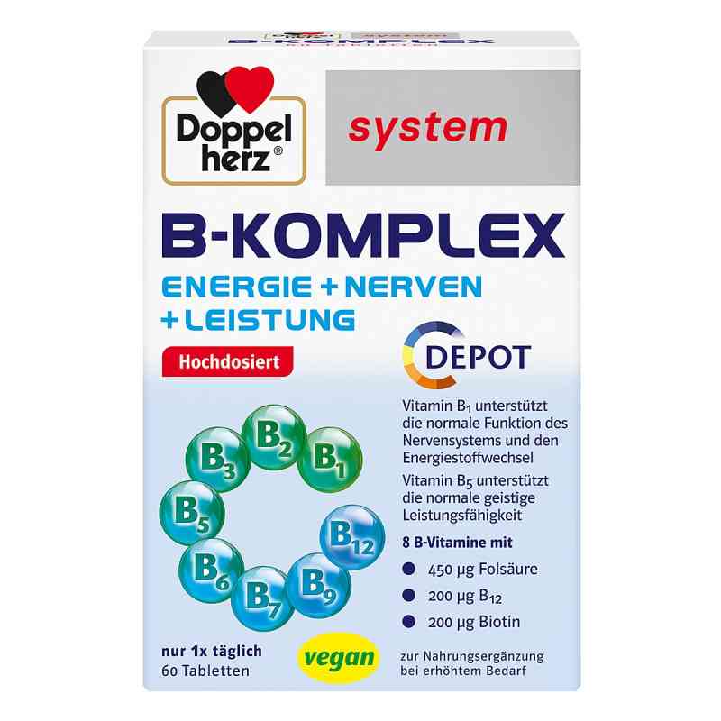 Doppelherz B-Komplex system Tabletten 60 stk von Queisser Pharma GmbH & Co. KG PZN 16226752