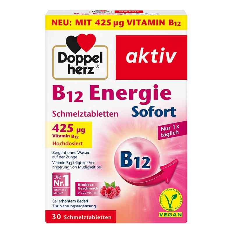 Doppelherz B12 Energie Sofort Schmelztabletten 30 stk von Queisser Pharma GmbH & Co. KG PZN 12454309