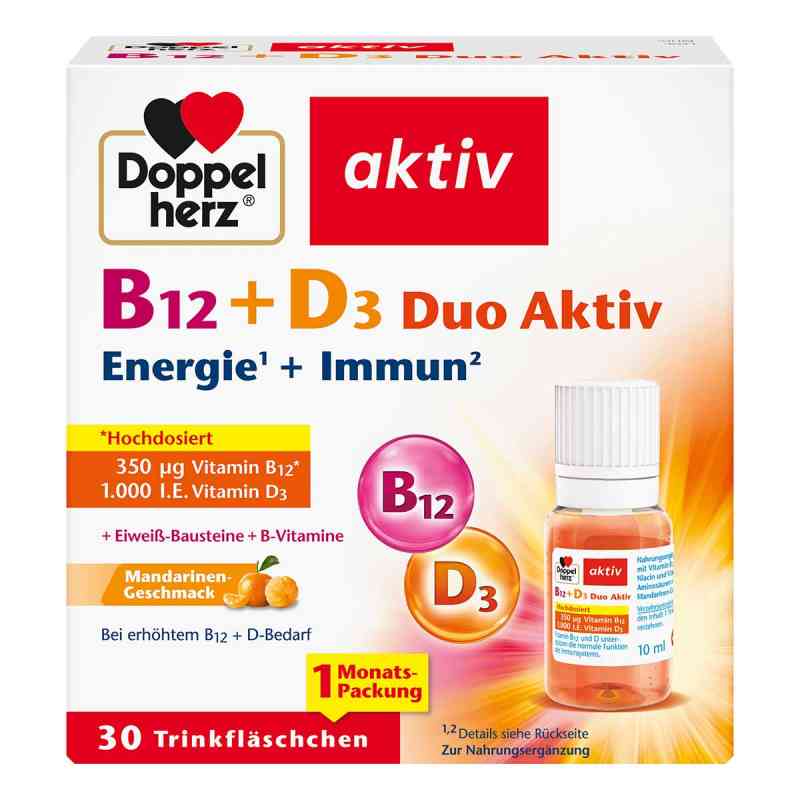 Doppelherz B12+d3 Duo Aktiv Trinkampullen 30 stk von Queisser Pharma GmbH & Co. KG PZN 17586004