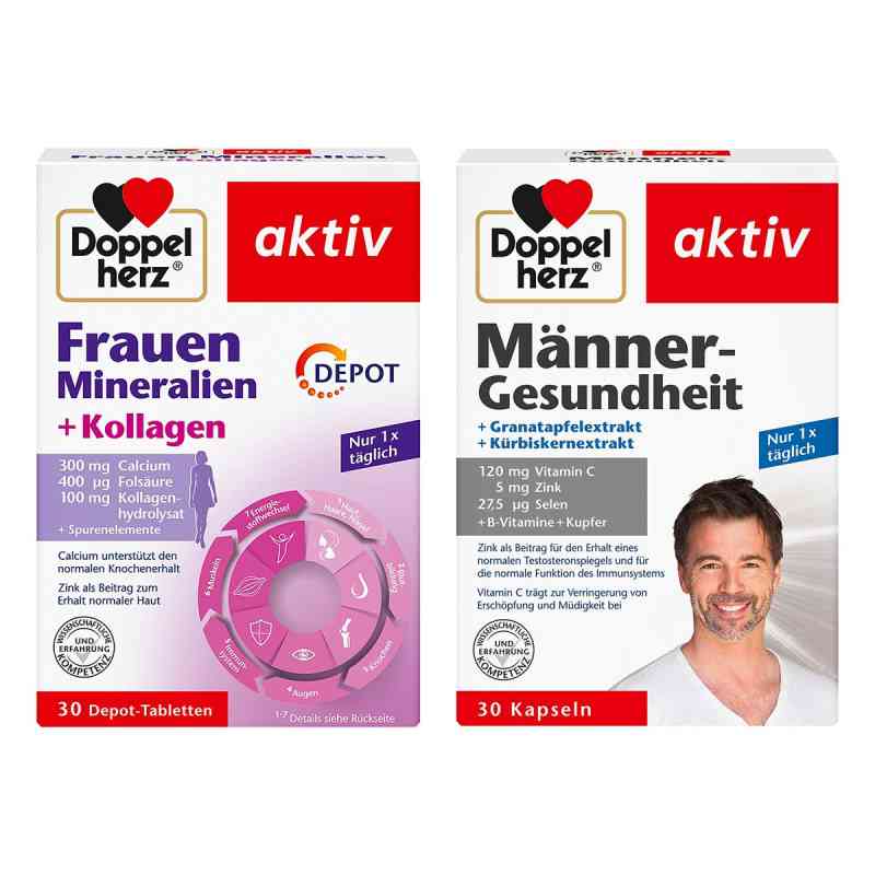 Doppelherz Frauen Tabletten + Männergesundheit Kapseln 1 Pck von  PZN 08104343