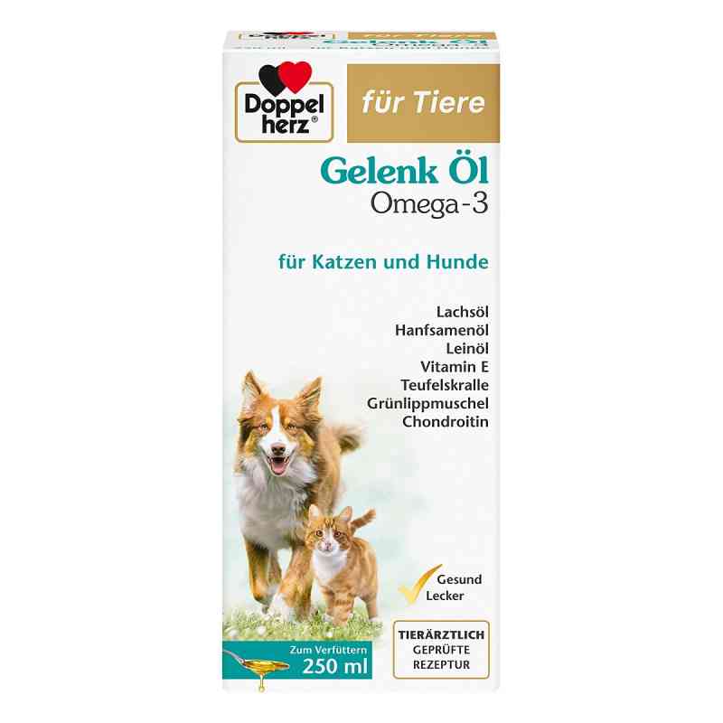 Doppelherz für Tiere Gelenk Öl Omega-3 für Katzen und Hunde 250 ml von Queisser Pharma GmbH & Co. KG PZN 17305531