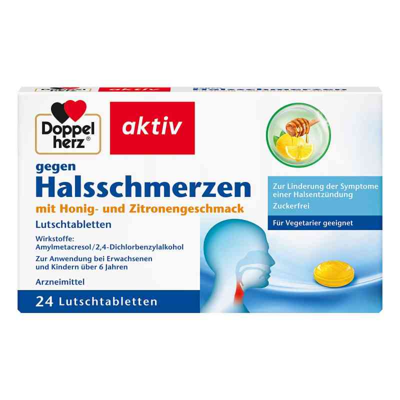 Doppelherz gegen Halsschmerzen Lutschtabletten 24 stk von Queisser Pharma GmbH & Co. KG PZN 13876805