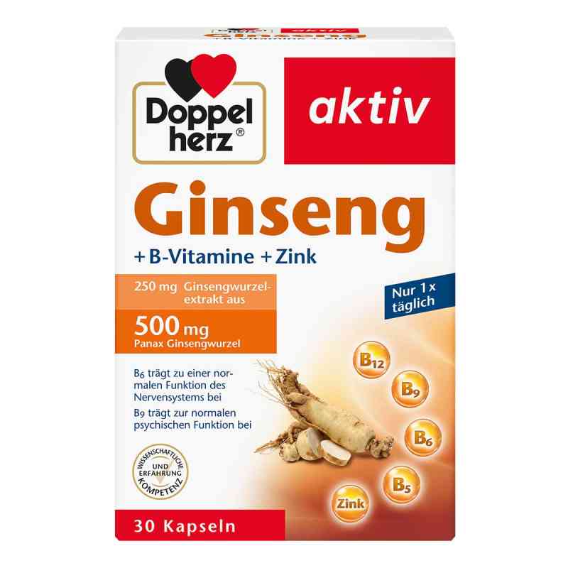 Doppelherz Ginseng 250+b-vitamine+zink Kapseln 30 stk von Queisser Pharma GmbH & Co. KG PZN 16082684