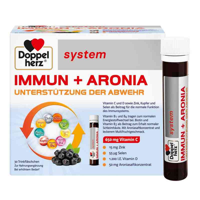 Doppelherz Immun+Aronia System Ampullen 30 stk von Queisser Pharma GmbH & Co. KG PZN 10518152