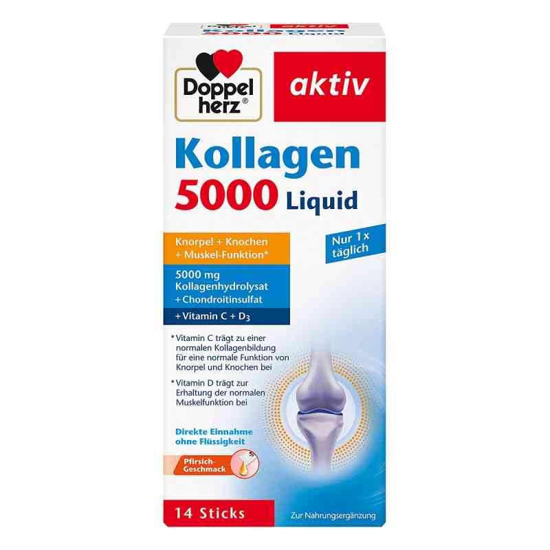 Doppelherz Kollagen 5000 Liquid Sticks 14X10 ml von Queisser Pharma GmbH & Co. KG PZN 18028364