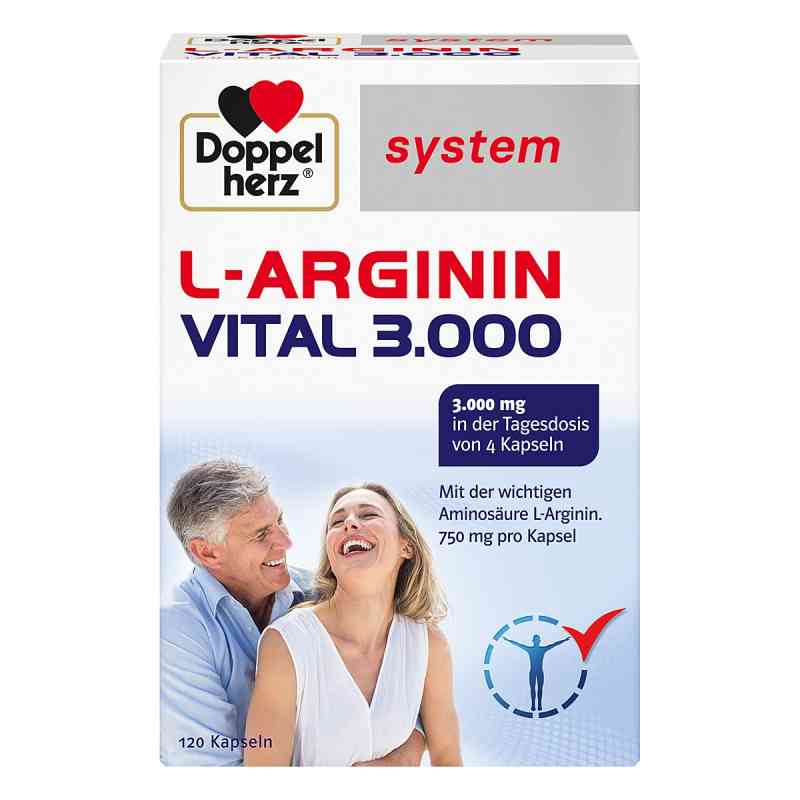 Doppelherz L-arginin Vital 3000 system Kapseln 120 stk von Queisser Pharma GmbH & Co. KG PZN 08767712