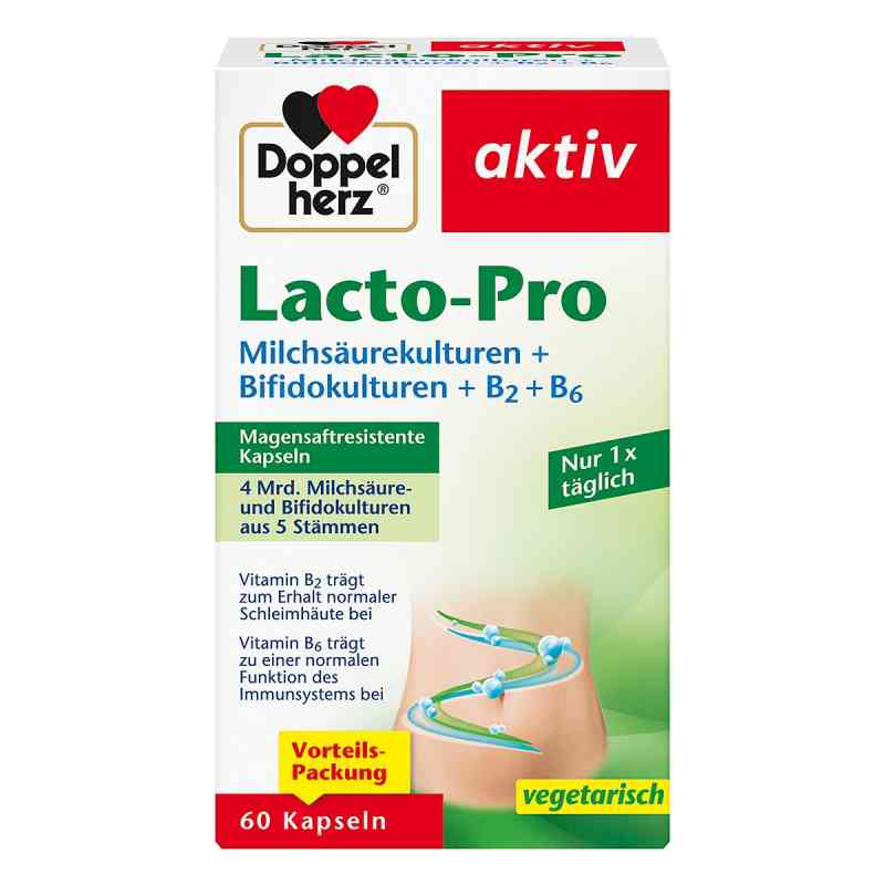 Doppelherz Lacto-pro Kapseln 60 stk von Queisser Pharma GmbH & Co. KG PZN 19297801