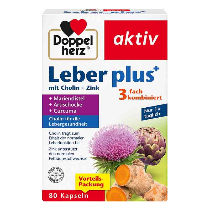 Doppelherz Leber Plus Kapseln 80 stk von Queisser Pharma GmbH & Co. KG PZN 18758766