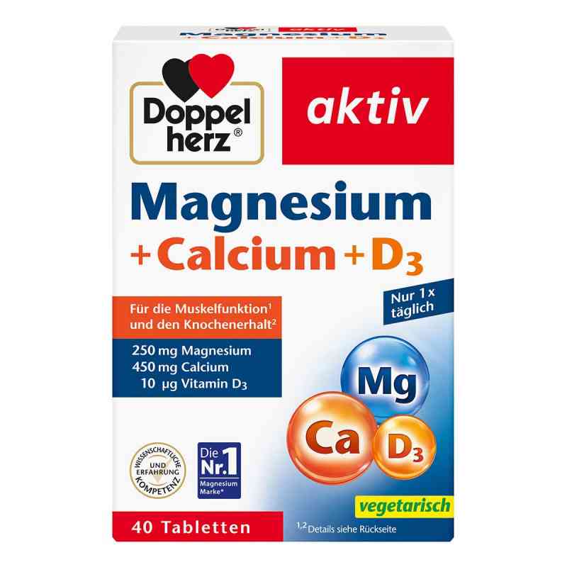 Doppelherz Magnesium + Calcium + D3 Tabletten 40 stk von Queisser Pharma GmbH & Co. KG PZN 01922316