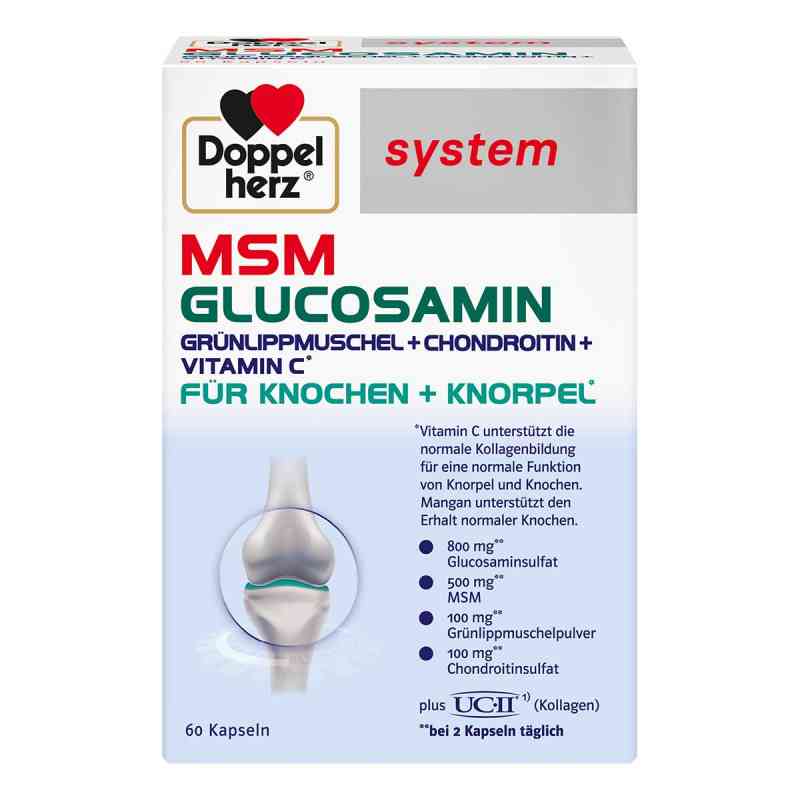 Doppelherz MSM Glucosamin System Kapseln 60 stk von Queisser Pharma GmbH & Co. KG PZN 17974290