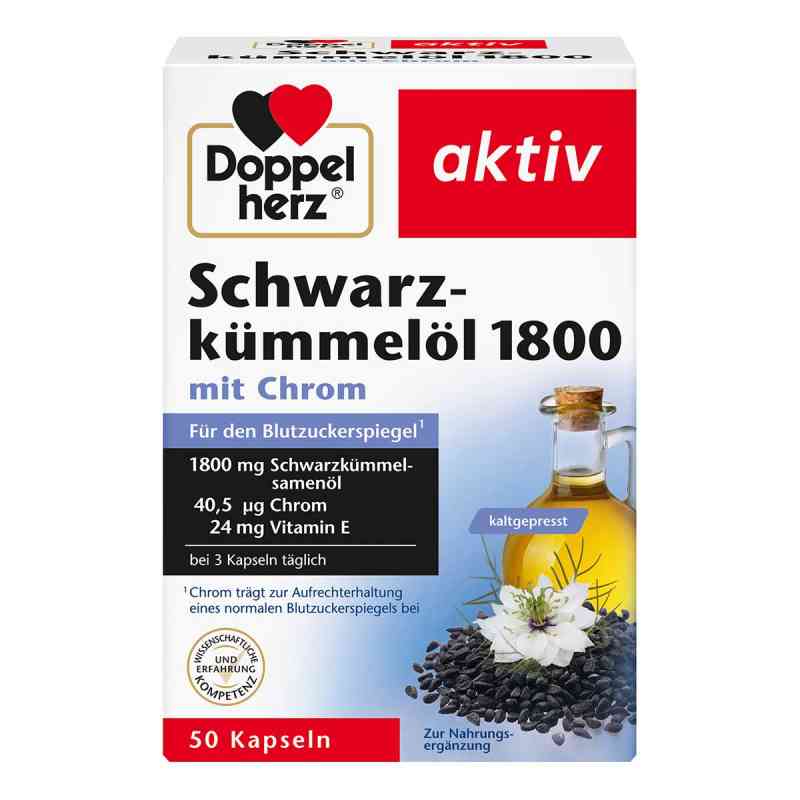 Doppelherz Schwarzkümmelöl 1800mg - Kapseln 50 stk von Queisser Pharma GmbH & Co. KG PZN 19479815