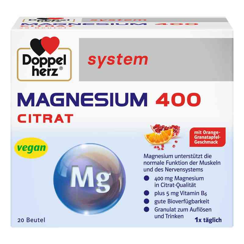 Doppelherz system Magnesium 400 Citrat 20 stk von Queisser Pharma GmbH & Co. KG PZN 03979800