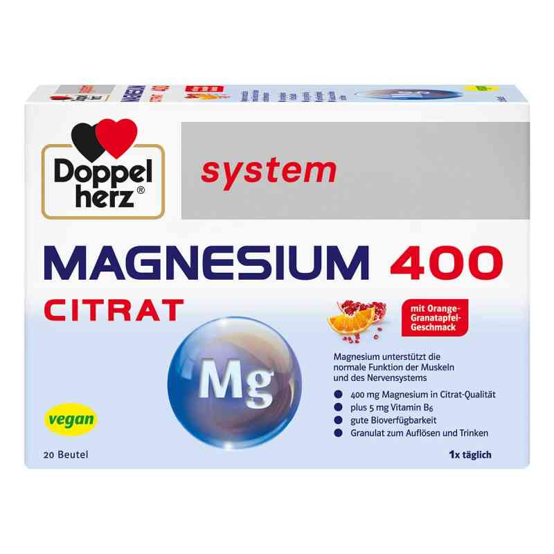 Doppelherz system Magnesium 400 Citrat 20 stk von Queisser Pharma GmbH & Co. KG PZN 03979800