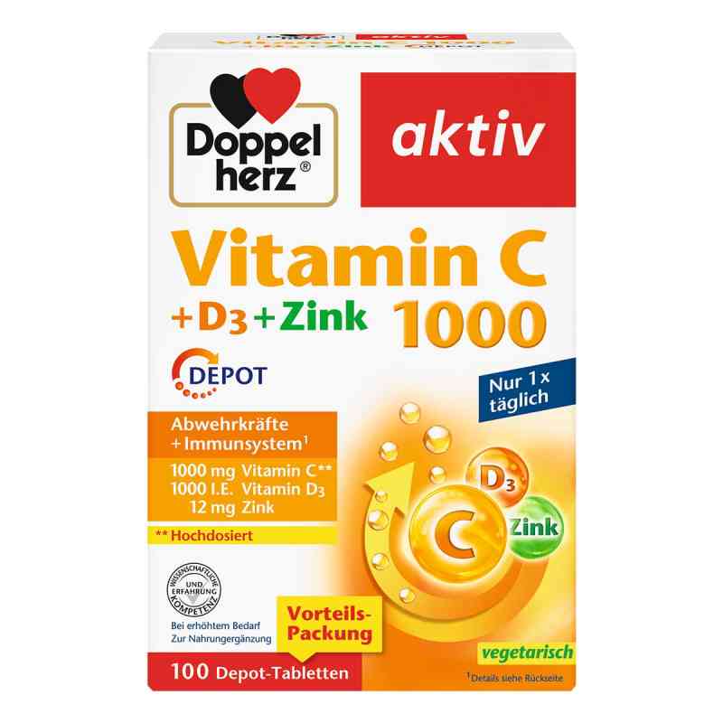 Doppelherz Vitamin C1000 +d3+zink Depot Tabletten 100 stk von Queisser Pharma GmbH & Co. KG PZN 17620528