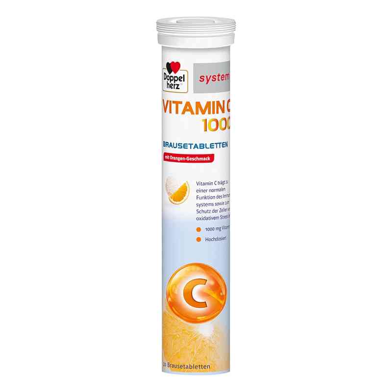 Doppelherz Vitamin C1000 system Brausetabletten 40 stk von Queisser Pharma GmbH & Co. KG PZN 16699976