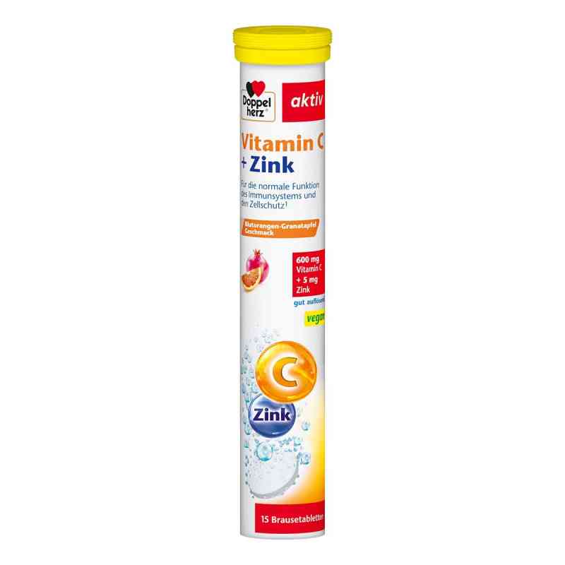 Doppelherz Vitamin C+zink Brausetabletten 15 stk von Queisser Pharma GmbH & Co. KG PZN 06571703